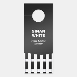 Aviso De Porta Encaixe da porta de vedação