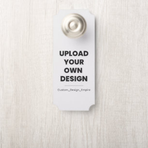 Aviso De Porta Envie Seu Próprio Design Aqui Modelo Personaliza