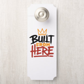 Aviso De Porta Expressão de Orgulho e Autenticidade Construída Da