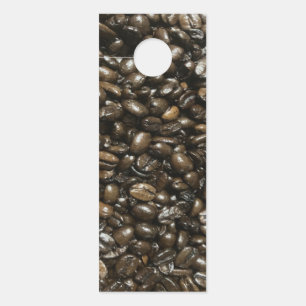 Aviso De Porta Feijões de café
