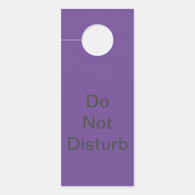 Aviso De Porta Feriados divertidos e transeuntes de porta persona (Frente)