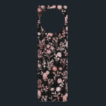 Aviso De Porta Flores Douradas Elegantes Rosa preto<br><div class="desc">Rosa de ouro elegante flores pequenas e delicadas de jardim, pintando à mão design preto, com uma coleção de ouro rosa metálico falso e rosas pretos, o rosa dourado denteia flores com várias formas de folha cor-de-rosa pintando à mão verde, sobre fundo preto. Uma arte floral única e especial de...</div>