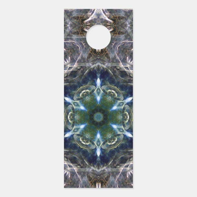 Aviso De Porta Folk Mandala (Frente)