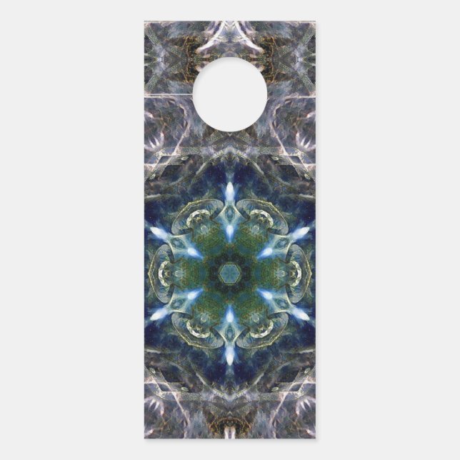 Aviso De Porta Folk Mandala Door Hanger (Frente)