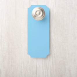 Aviso De Porta Fundo azul claro sólido uniformemente colorido
