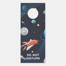 Aviso De Porta Furo de padrão espacial externo no planeta Galáxia