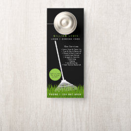 Aviso De Porta Garden Lawn Care Paisaging Modern Grass