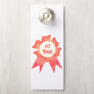 Aviso De Porta Gratidão Número Um Friso de prêmio vitorioso da mã