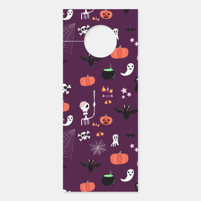 Aviso De Porta Halloween (Frente)