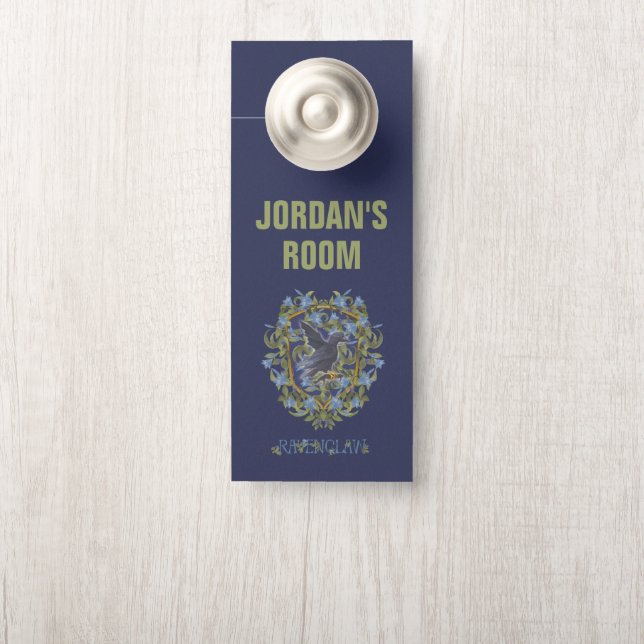Aviso De Porta HARRY POTTER™ | RAVENCLAW™ Crest (Na maçaneta)