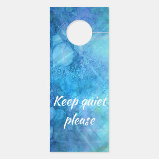 Aviso De Porta Inspiração em andamento, silêncio, por favor