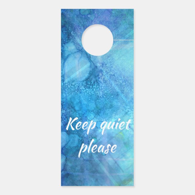 Aviso De Porta Inspiração em andamento, silêncio, por favor (Verso)