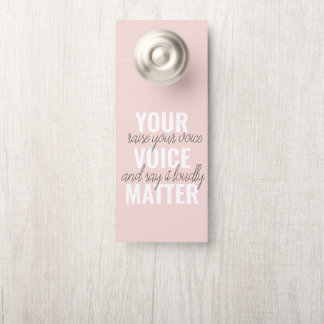 Aviso De Porta Inspiração na Citação de Motivação da Sua Matéria