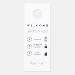 Aviso De Porta Instruções para bloqueio/desbloqueio do transeunte