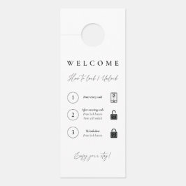 Aviso De Porta Instruções para bloqueio/desbloqueio do transeunte