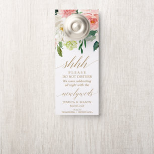 Aviso De Porta Invólucro da porta de casamento - Não Incomodar -