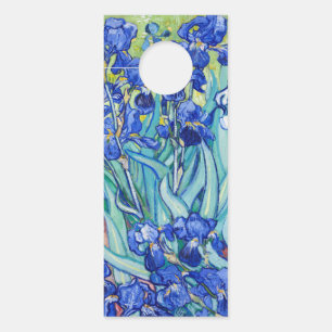 Aviso De Porta Irises Vincent van Gogh