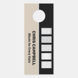 Aviso De Porta Janela Cega QR Personalizado