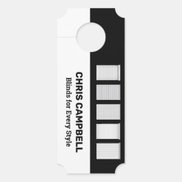 Aviso De Porta Janela Cega QR Personalizado