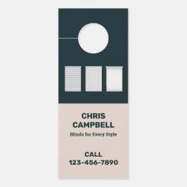 Aviso De Porta Janela Cega QR Personalizado