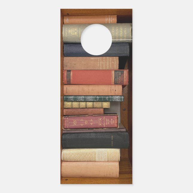 Aviso De Porta Livros (Verso)