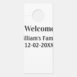 Aviso De Porta logotipo monograma minimalista simples personaliza