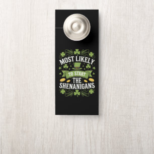 Aviso De Porta Mais Provável Para Começar As Parques De Shenaniga