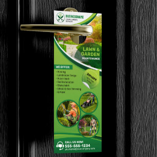 Aviso De Porta Manutenção de Jardins e Gramados Poda Paisagismo C