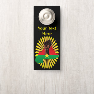 Aviso De Porta Mapa do Burkina Faso, Bandeira e Resistência à Rev