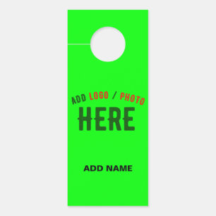 AVISO DE PORTA MARCA VERIFICADA REINO-VERDE PERSONALIZADO MODERNO