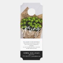 Marketing da porta do imóvel moderno