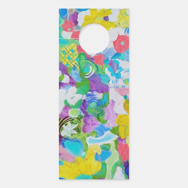 Aviso De Porta Meadow Melody, por Lydia's Art-Sangria (Frente)