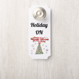 Aviso De Porta Mikitiez rustic chirstmas vintage cozy farmhouse