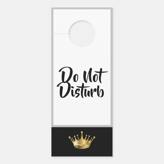 Aviso De Porta Miss America Pageant SLVR Crown Door Hanger (Frente)