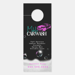 Aviso De Porta Mobile Car Wash Detailing