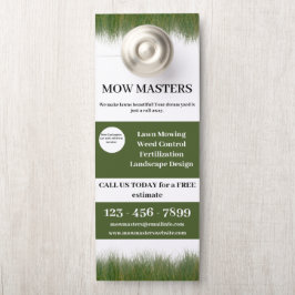 Aviso De Porta Modern Lawn Care Business