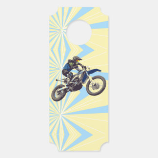 Aviso De Porta Motocross