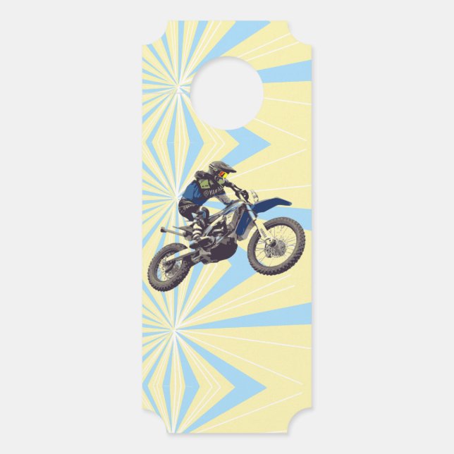 Aviso De Porta Motocross (Frente)