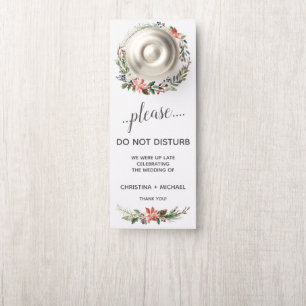 Aviso De Porta Mystical Winter Convidado De Casamento Não Incom