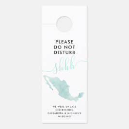 Aviso De Porta Não Incomodar | Mapa do México | Convidado para Ca