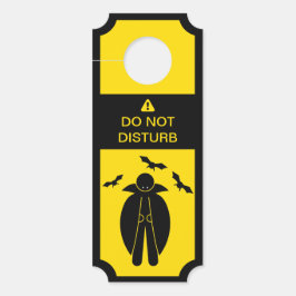 Aviso De Porta Não Incomodar Vampiro De Precaução