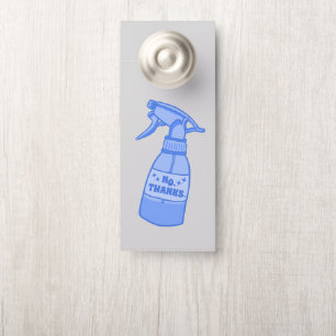 Aviso De Porta Não, Obrigado. Humor Sassy de Garrafa de Spray
