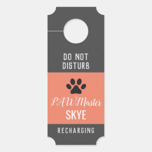 Aviso De Porta O Salmão Não Incomoda O Perigo Da Porta Do Pawmast