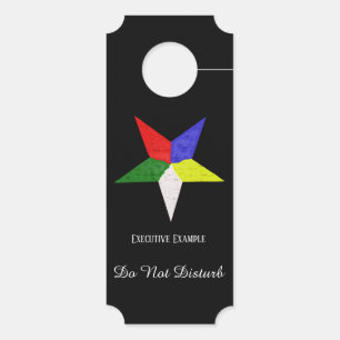 Aviso De Porta Ordem Da Estrela Oriental (Wavy)
