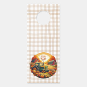 Aviso De Porta outono russo/vintage na fazenda