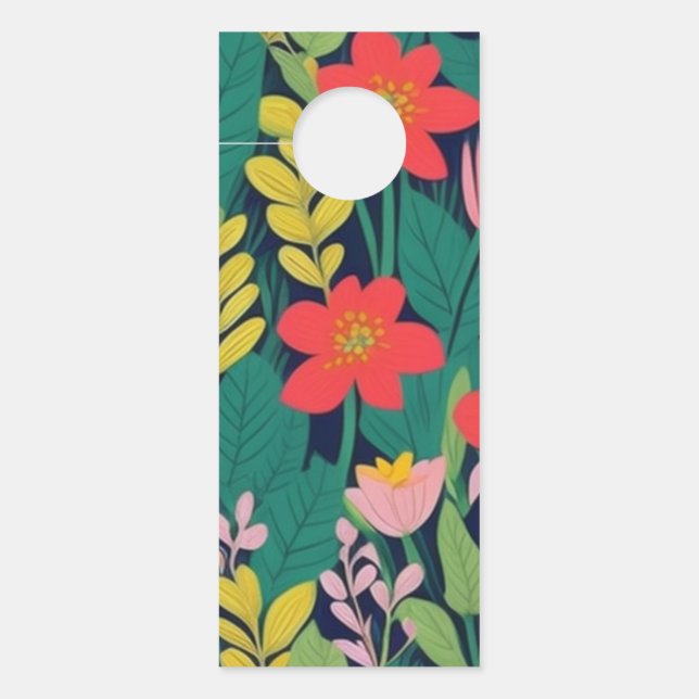 Aviso De Porta Padrão de selva (Frente)