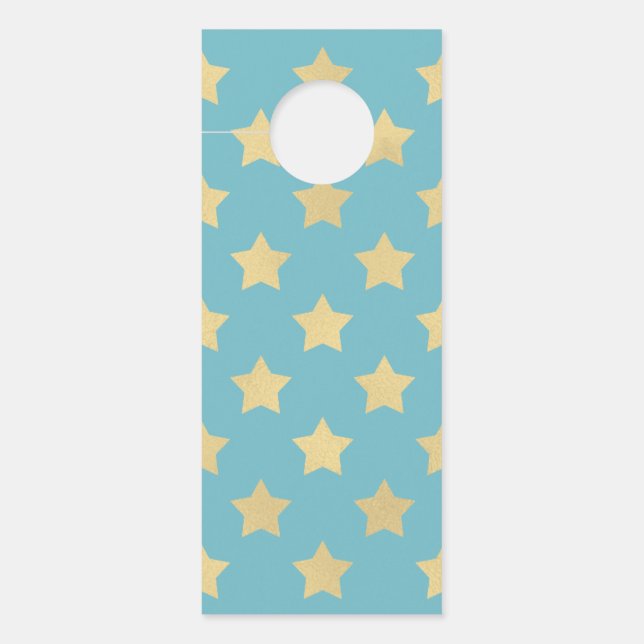 Aviso De Porta Padrão II de estrelas de ouro (Frente)