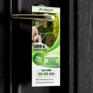 Aviso De Porta Paisagismo Cuidados com o Jardim Jardinagem Cortar