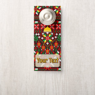 Aviso De Porta Palestina Tatreez Embroderia Tradicional