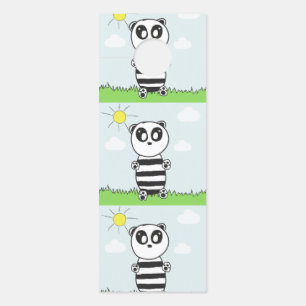 Aviso De Porta Panda Kids